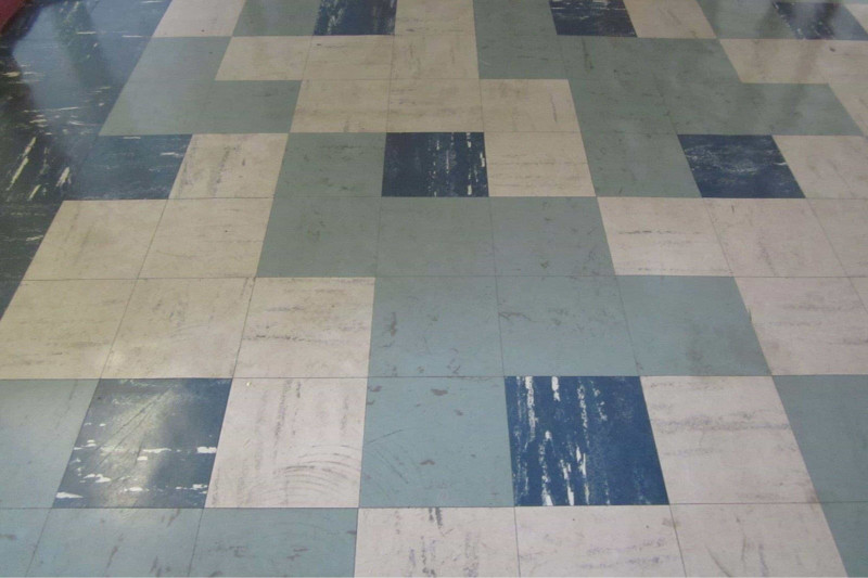Floor tiles that contain asbestos. asbestos flooring removal; asbestos floor tiles