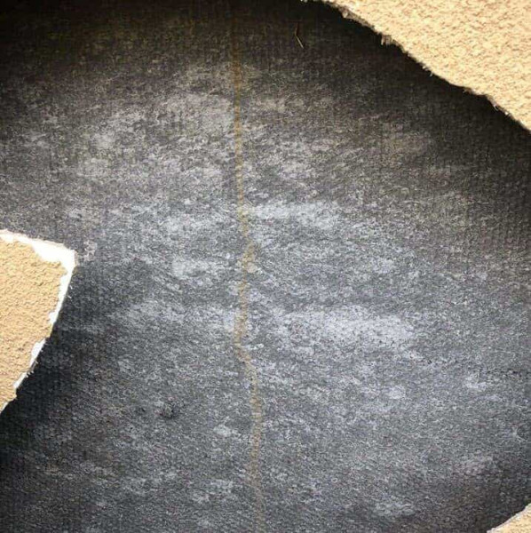Image of asbestos cement sheet. asbestos floor tiles, asbestos fibro