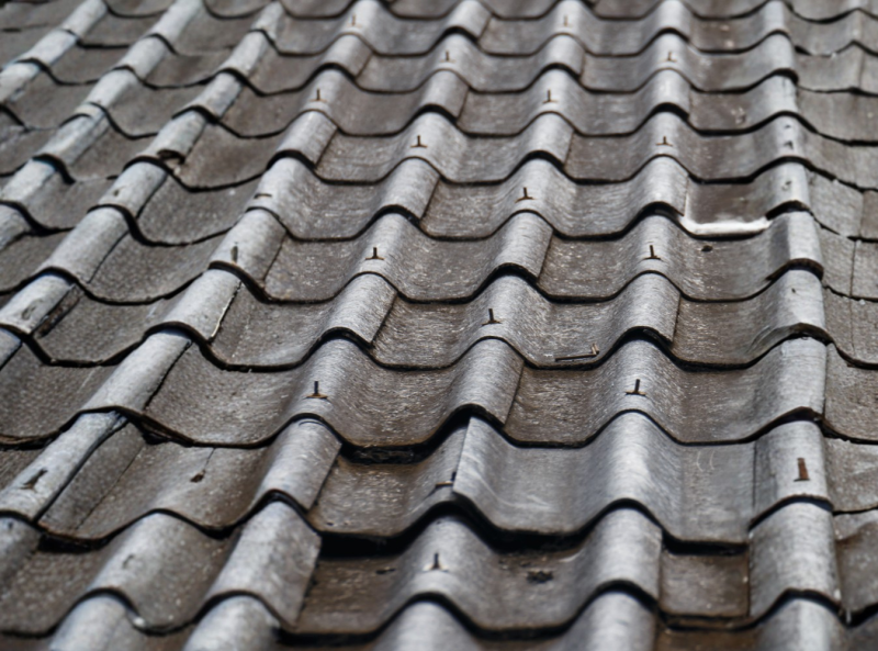 roof tiles with asbestos