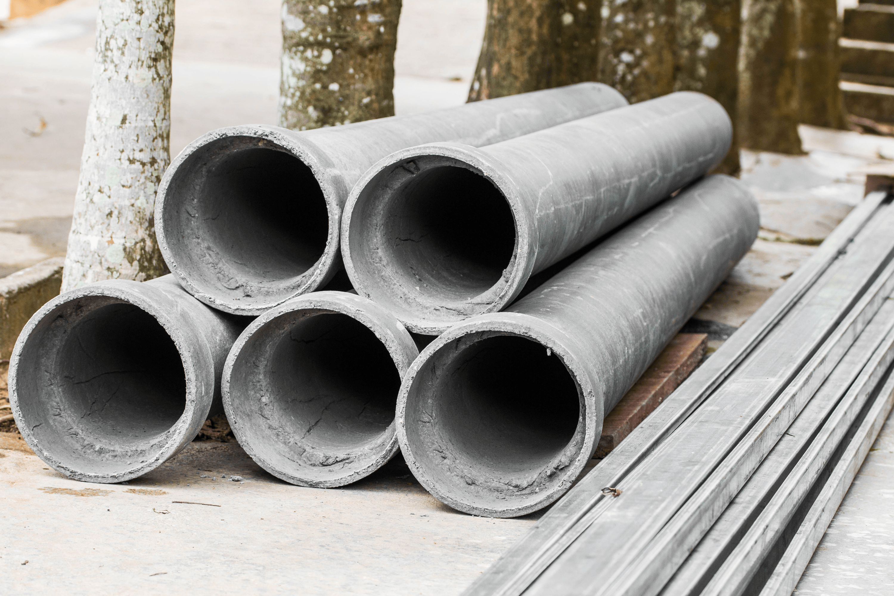 How to Manage Asbestos in the Workplace 4 A pile of asbestos pipe insulation. asbestos insulation in asbestos pipe
